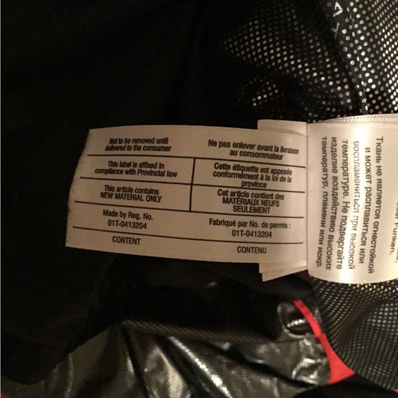 Red/Orange Columbia Down Jacket with Synthetic Fur Hood Trim - Picture 12 of 13